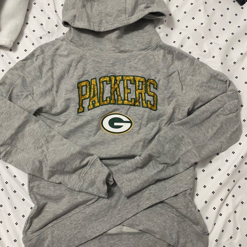Green Packers hooded sweatshirt